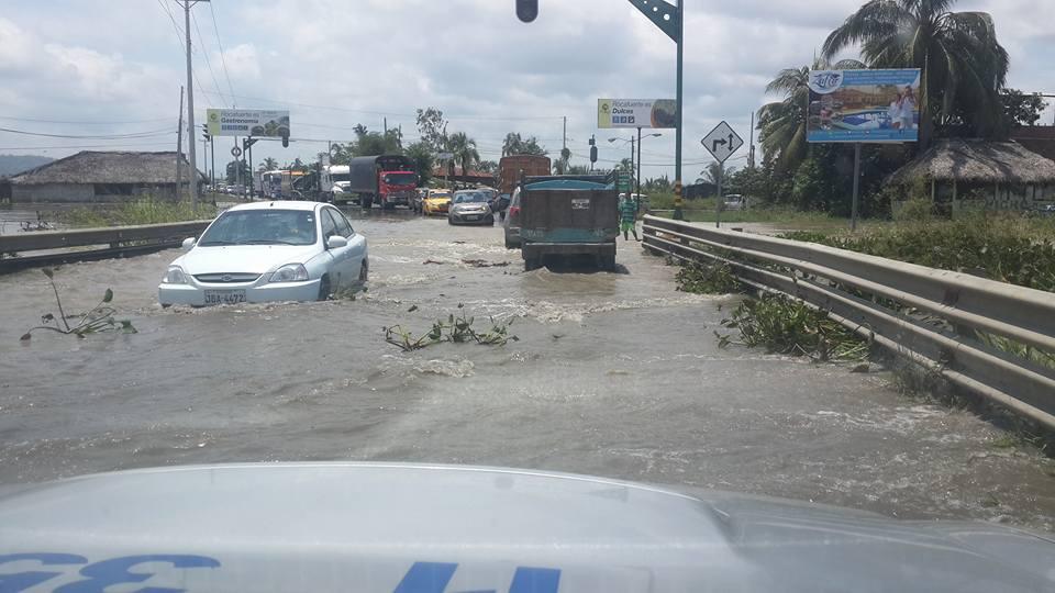 Rocafuerte inundado