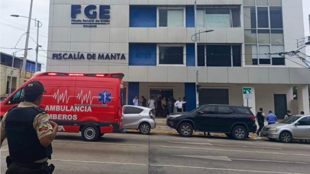 Ataque en la Fiscalía de Manta