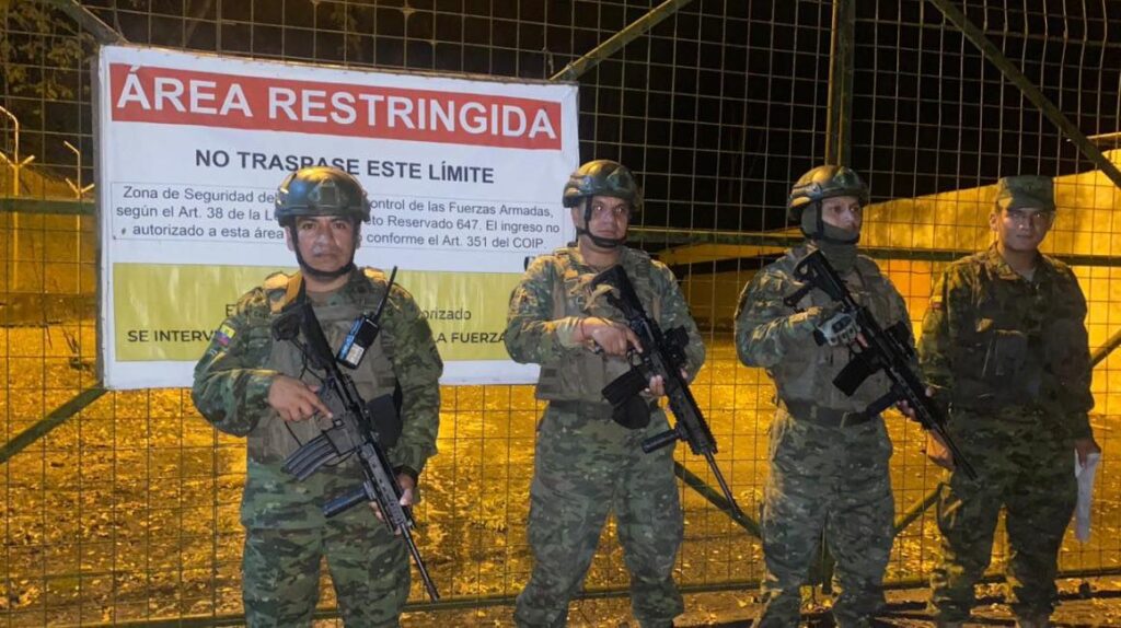 Militares protegen las hidroeléctricas