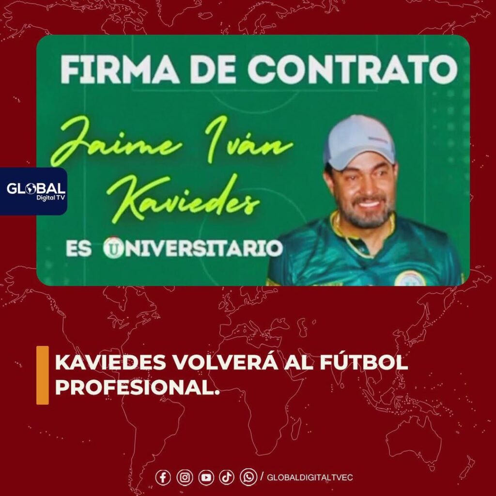 Kaviedes volverá al fútbol professional